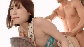 【18歳/個撮】大手銀行受付嬢。接客コンテストでグランプリを受賞し&rdquo_ミス銀行&rdquo_として雑誌やモデルにも抜擢されている色白美女とのハメ撮り映像1