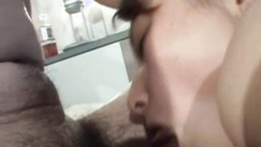 ”Japanese babe sucks on prick in hardcore porno”