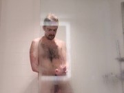 OTTER SOAPING UP IN THE HOTEL SHOWER