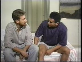 Two men meet then suck and fuck for hours on the bed