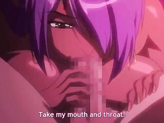 Darksome skinned manga honey receives a load