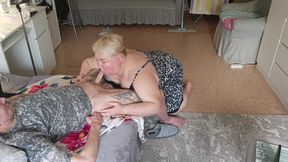 Neighbor Gently Sucks Dick Until I Cum