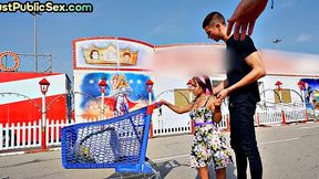 Public picked up Latina drilled in doggystyle after BJ