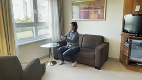 YY243 - Selfbondage in the Hotelroom