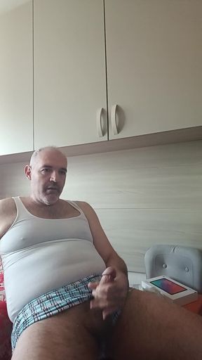 I Jerk off with My Masturbation Teacher Online