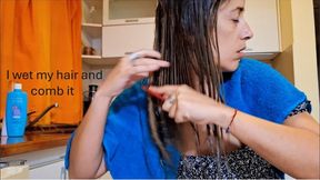 Washing my long hair