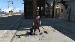 Hentai Anime Nudists Enjoy Outdoor Fun at Fallout 4 Boston State Prison
