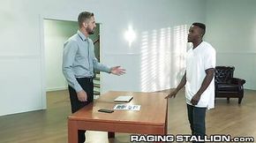 Hot & Rough Daddy Fucks Younger Black Muscle Guy HARD