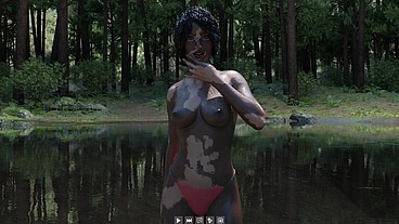 My DOorm 159 - Fisrt time Debbie Go Topless in the Lake