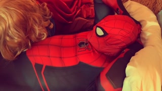 Granny Supergirl Sucks Spiderman