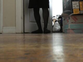 Biggest Unaware Crossdresser (slow-mo)