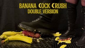 Cock and Banana Crush CBT in Combat Boots (Double Version) - Tamystarly - Balls Trample, Bootjob, Trampling, Shoejob, Stomping