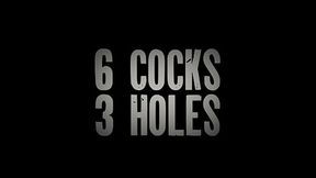 Birthday Gang Bang: Yasmina Khan's DP Party with 6 Cocks!