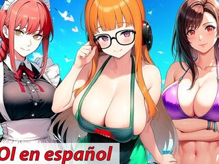 Spanish audio JOI. The goddesses of the'sland wanna milk u non-stop.