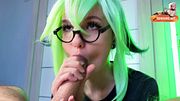 POV dessert for Sucrose, blowjob whipped cream, Genshin Impact