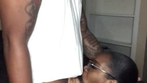 Sexy Ebony babe Rides Dick Like A Soldier