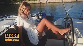 Sex On The Open Water With Tasty Rich Milf Shalina