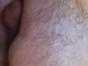 Hairy thicc boi is horny after a shower :)