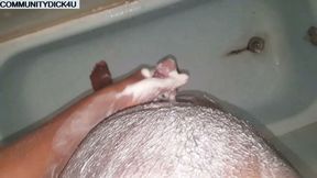 Naked In The Shower. Don't drop the soap.