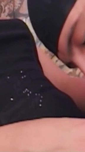 Guy Gets His First Anal Fuck From a Blonde Skinny Shemale