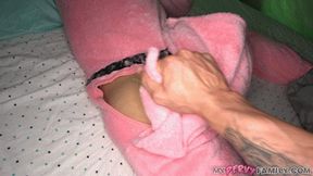 Pink Onesie Butt Flap Fiasco With Stepmom - WMV HD