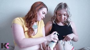 Belly Button Lotioning and Q-Tip Cleaning!