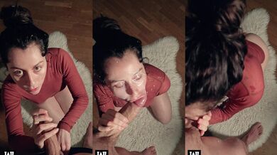 Real Amateur College Girl SLOPPY Gagging Throat Fuck