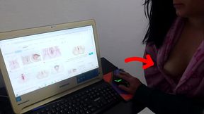 Aula de anatomia e punheta, sexo com madrasta de peitos naturais MILF