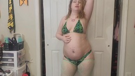 Green Leaf Bikini Erotic Dance & Te