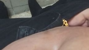 Masturbating in my balcony