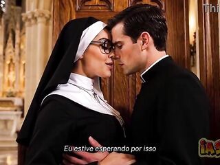 Priest has sex with a hawt nun, who already knew she was a prostitute [AI Generated]