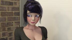 hina s first date - (amy s big wish 5.3) - shy futanari girl goes on her first date! shoves a fleshlight in her pussy, public urination, public cumshots, backshots, anal sex, condom filling and more!