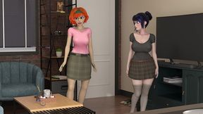 hina s first date - (amy s big wish 5.3) - shy futanari girl goes on her first date! shoves a fleshlight in her pussy, public urination, public cumshots, backshots, anal sex, condom filling and more!