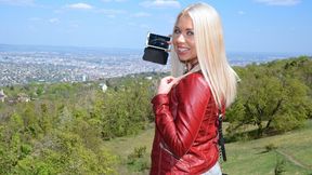 Hot Russian Flashes Her Titties