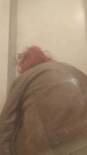I love shoving plugs up my ass. Redhead bitch crossdresser