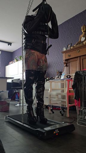 Fitness time for hubby slave