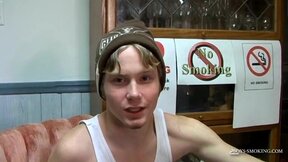 Axel And Buddy Enjoys Smoking And Playing Their Cocks