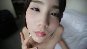 ”Innocent looking 18yo Chinese ladyboy gets her ass slammed”