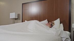 Blonde Stepmom's Hotel Bed Gets Pounded Gushing Cum Destruction