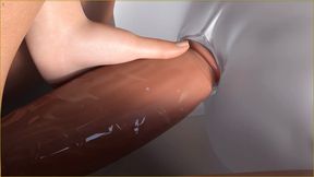Shemale Stepmom Fucking Sex Doll Pussy With Big Cock Caught By Stepson