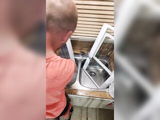 Squeaky Clean Fridge - Cute Male Spring Cleaning - Need Your Box Cleaned?