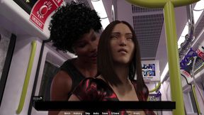 Luna Giving Handjob To Milf Black Shemale Huge Cock