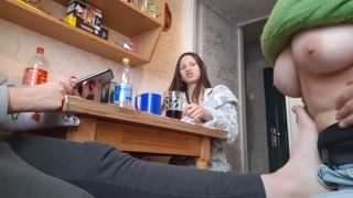 Truth or Dare Game Turned Into Fuckdrome In The Kitchen - lesbian_illusion