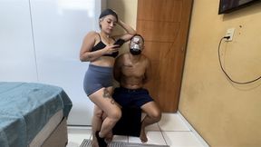 Bellanixx Domination Session with Foot Slave