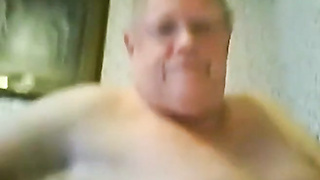 Gigantic Queer Grandfather Masturbates Off On Web cam