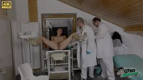 Sweet Teen Girl Gets Off in Medical Chair