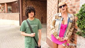 Victoria Vera gives a master lesson to a young guy