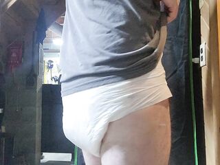 Squishy full soaked diaper