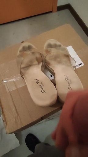 Ejaculation on Worn Heels