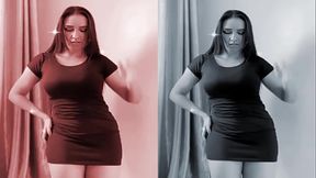 Big tit latina does belly dance